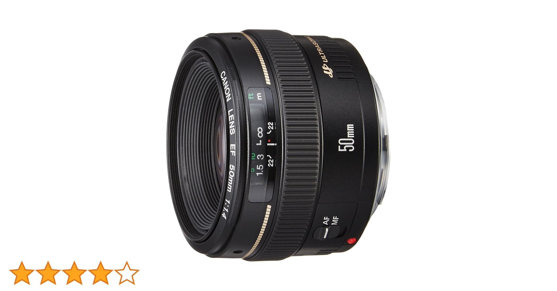 ▲【美品】Canon LENS EF 50mm f:1.4 Canon EF 50mm f/1.4 USM Standard and Medium Telephoto Lens
